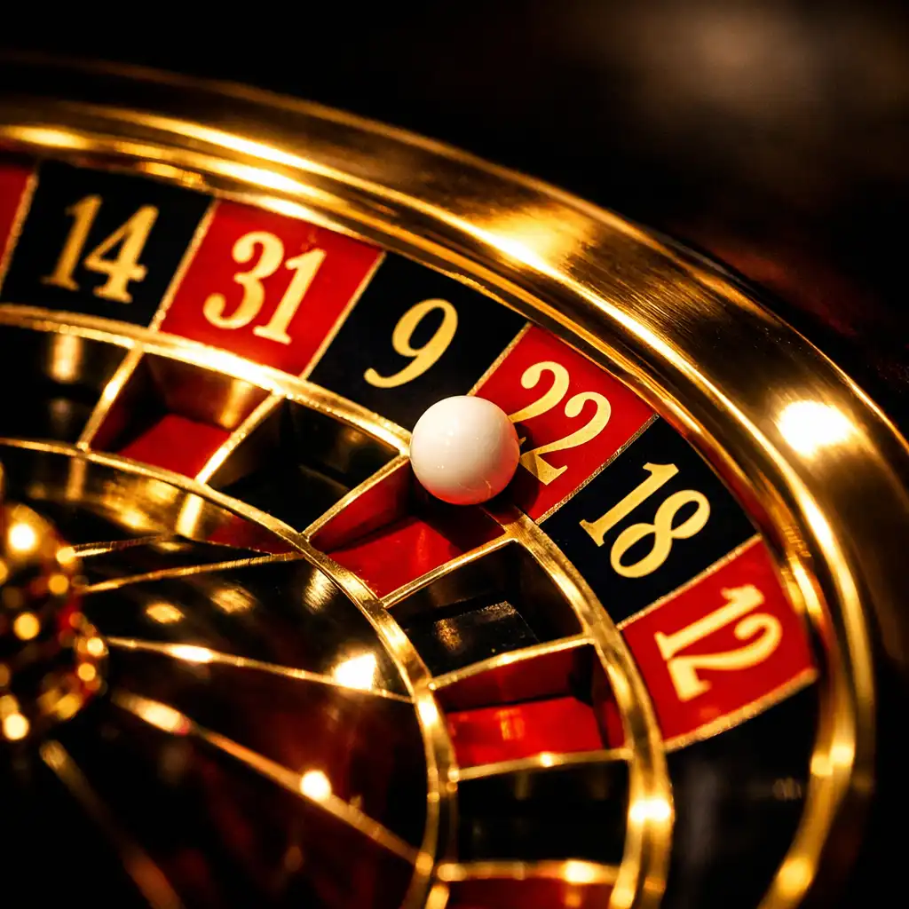 Roue de roulette avec numéros colorés